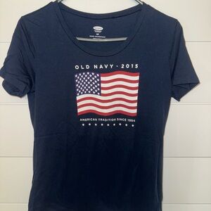 Old Navy Dark Blue Relaxed Tee